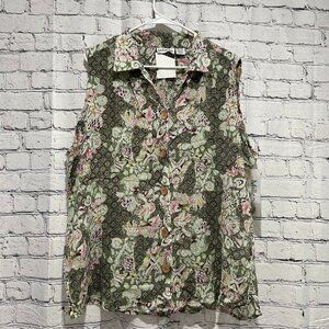 New with tag Ladies Millenium Sleeveless Blouse Size 16